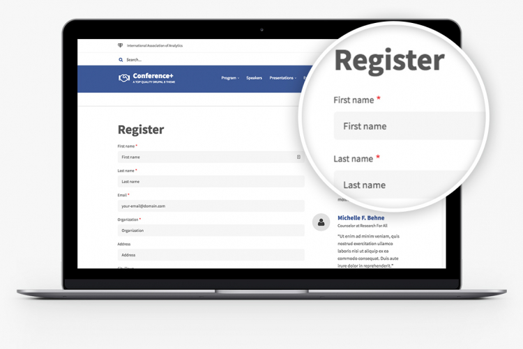 A great Registration page, built on great foundation