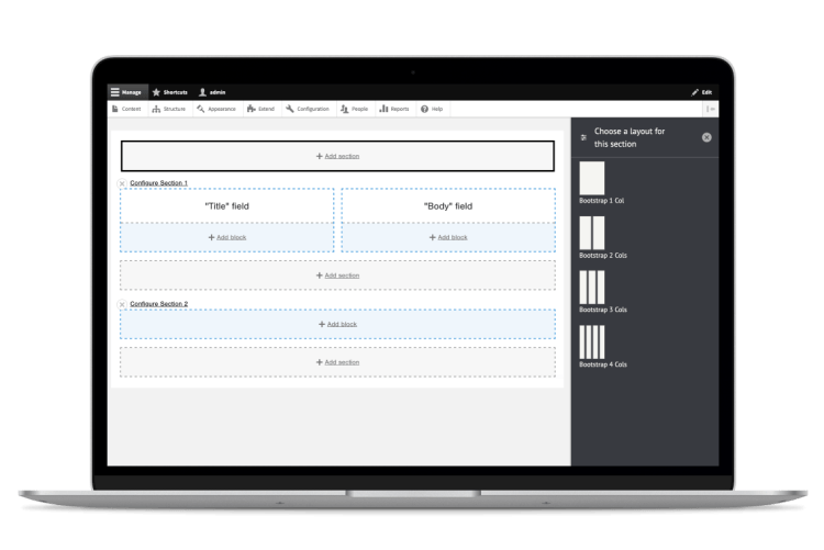 Create great pages easily with the new built-in Layout Builder in Base+ for Drupal 10