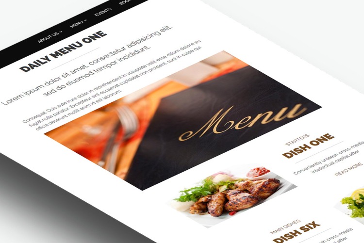 A Daily Menu entry groups and presents selected Dishes in Menu+